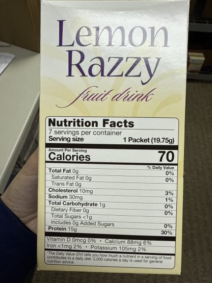 Lemon Razzy Fruit Drink Box - Image 2
