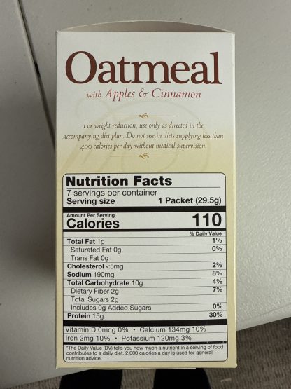 Apples and Cinnamon Oatmeal Packet - Image 2
