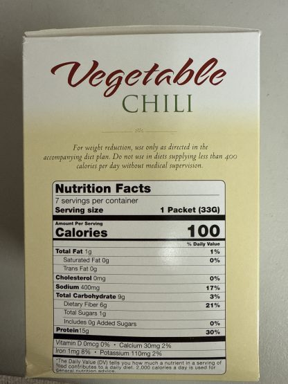 Vegetable Chili with Beans Packet - Image 2