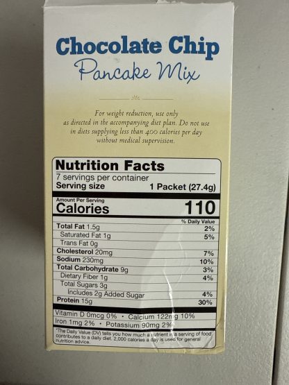 Chocolate Chip Pancake YWHS Packet - Image 2
